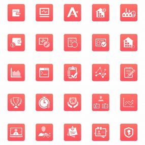爱乐源码_icon面性喜庆金融理财图标包含svg图标png图标