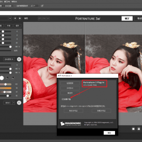 PC一键智能AI磨皮完美中文注册版Portraiture V3.5.4build 3.5.4.6