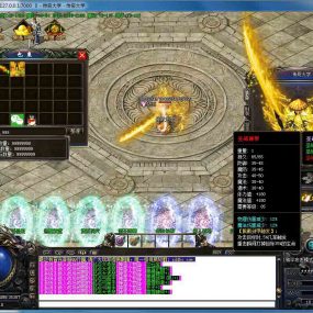 傲天雷霆复古单职业传奇V1.85版游戏端 带假人版本本服地图和怪物设置全仿盛大1.85官方设置。