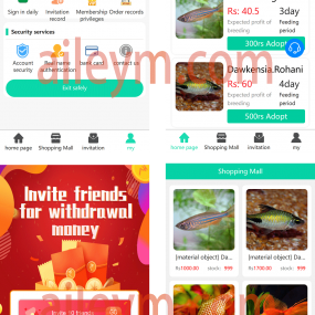 模板很漂亮，亲测，牧场二开双语言(中、英)养鱼金融投资理财源码